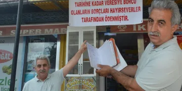 Gizemli hayırsever tüm borçları kapattı