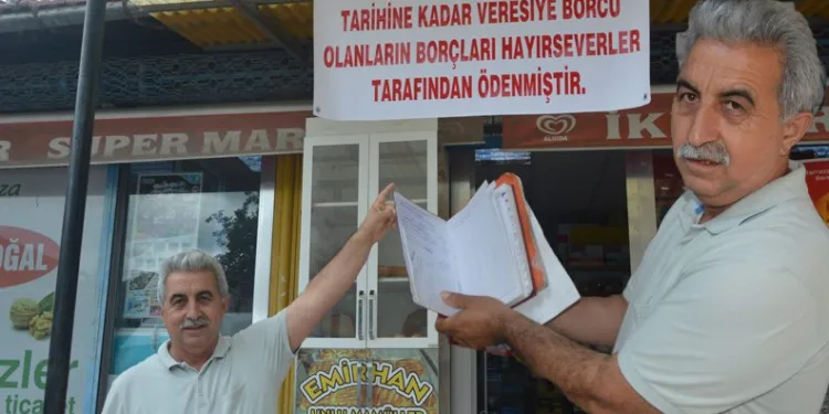 Gizemli hayırsever tüm borçları kapattı