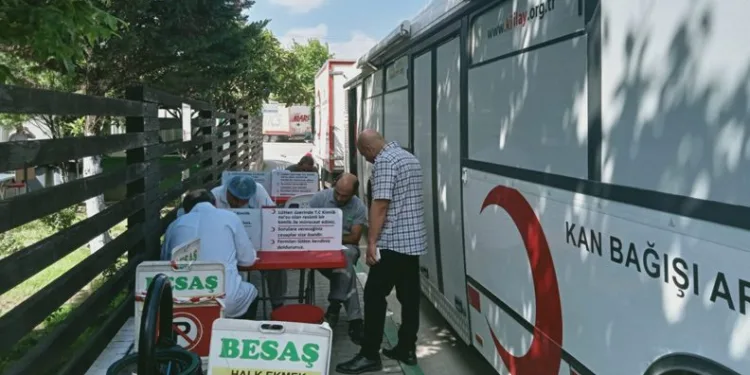 BESAŞ çalışanlarından kan bağışı