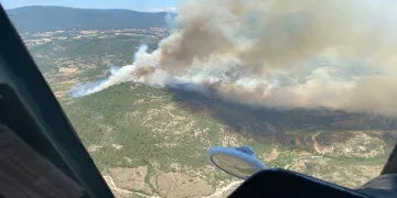 Balıkesir Kepsut’ta orman yangını