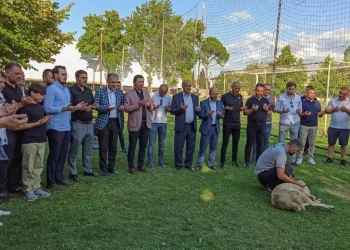İnegölspor yeni sezonu kurban keserek açtı