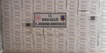 Bursa’da yarım tonluk kaçak sigara operasyonu