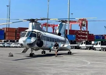 Yangın helikopterleri Gemlik’e indi
