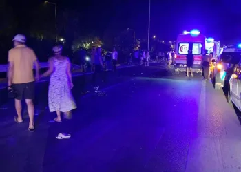 Yaya geçidinde feci kaza