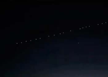 Starlink uyduları Bursa semalarında görüldü