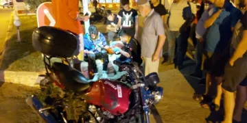 Bursa’da motosiklet yayaya çarptı