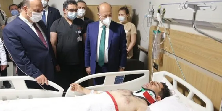 Bakan Bilgin’den Bursa’da yaralı polise ziyaret