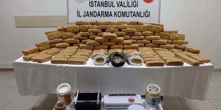 İstanbul’da 120 kilogram uyuşturucu ele geçirildi