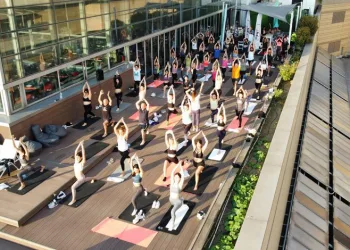 Mars Athletic Yoga Festivali’ne 500 kişi katıldı