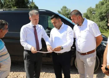 İnegöl’ün arazi yollarına kalıcı çözüm