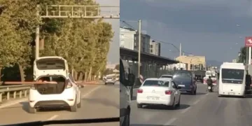 Bursa trafiğinde tehlikeli anlar