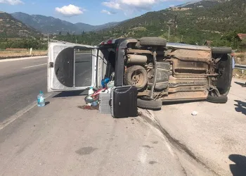 Amasya’da kaza! Aynı aileden 1 ölü, 4 yaralı