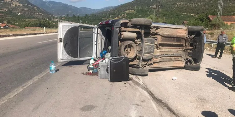 Amasya’da kaza! Aynı aileden 1 ölü, 4 yaralı