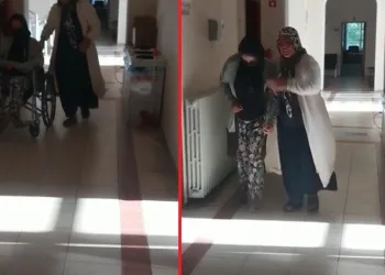 Bursa’da zabıtayı gören dilenci ayaklandı