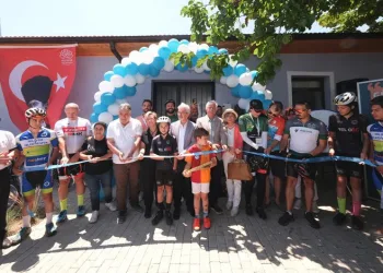 Mysia Yolları’nda ‘Ertan Ayçetin Bisikletevi’ açıldı