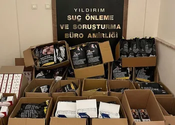 Bursa’da sahte içki ve sigara operasyonu