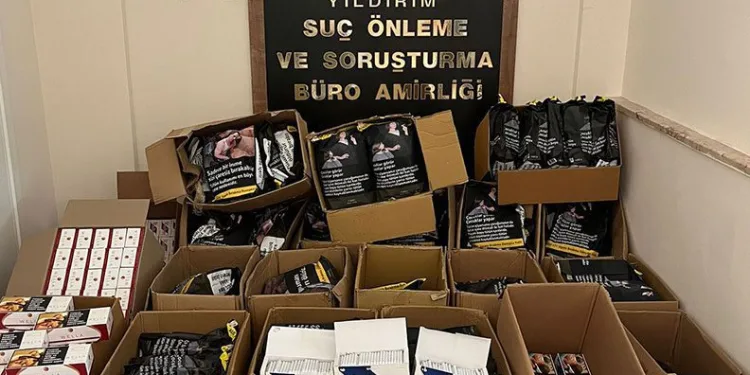 Bursa’da sahte içki ve sigara operasyonu