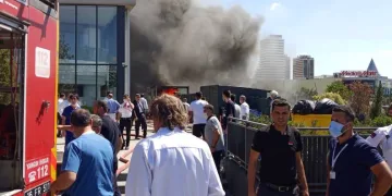 Bursa’da hastanede yangın paniği