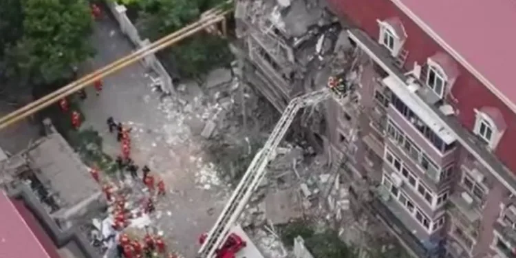 Çin’de gaz patlaması: 1ölü,12 yaralı