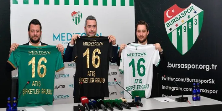 Bursaspor’un Forma Sırt Sponsoru Meditown