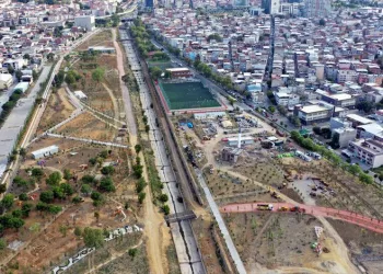 Gökdere Millet Bahçesi şekillenmeye başladı
