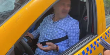 Taksicinin kemer kurnazlığı polise takıldı