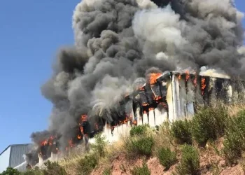 Katı atık tesisindeki yangın kontrol altında