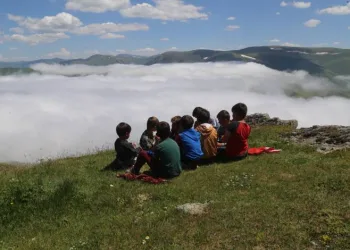 Yaylalarda güneş duası
