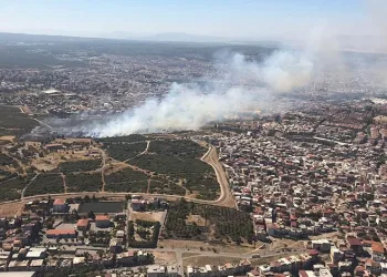 İzmir’deki yangına 6 dakikada müdahale
