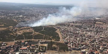 İzmir’deki yangına 6 dakikada müdahale