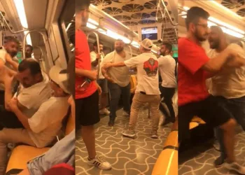 Kadıköy Metroda alkol kavgası