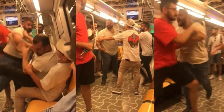 Kadıköy Metroda alkol kavgası