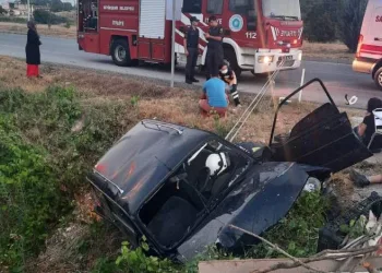 Otomobil şarampole yuvarlandı: 5 yaralı