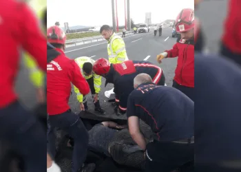 Yüksek gerilim hattına kapılan işçi ağır yaralandı