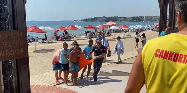 Kayalıklardan düşen kadın yaralandı