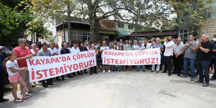 Bursa’da vatandaşlardan çöplük mesajı