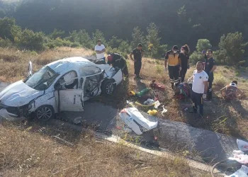 Manisa’da trafik kazası: 3’ü ağır 5 yaralı