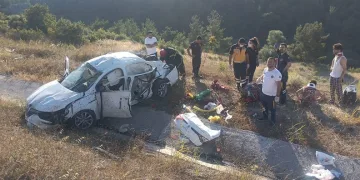 Manisa’da trafik kazası: 3’ü ağır 5 yaralı