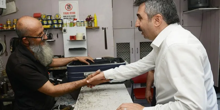 Başkan Yılmaz’dan esnaf ziyareti