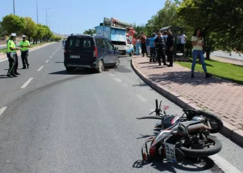Motosikletiyle kaza yapan muhabir hayatını kaybetti