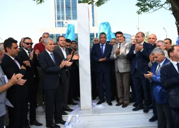 Türkmeneli Şehitler Anıtı törenle açıldı