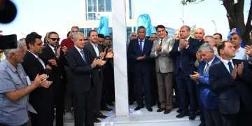 Türkmeneli Şehitler Anıtı törenle açıldı