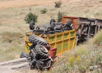 Traktörün altında kalan sürücü hayatını kaybetti