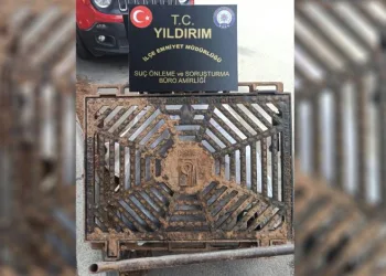 Bursa’da mazgal hırsızı tutuklandı