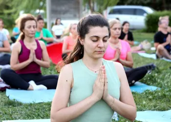 Nilüfer’de yoga buluşması