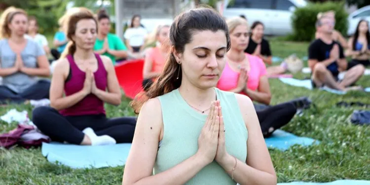 Nilüfer’de yoga buluşması