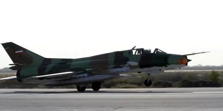 İran’da SU-22 tipi savaş uçağı düştü