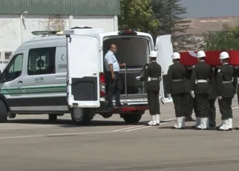 Şehit Mahsun Şimşek’in naaşı Gaziantep’te