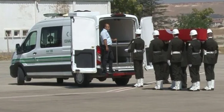 Şehit Mahsun Şimşek’in naaşı Gaziantep’te