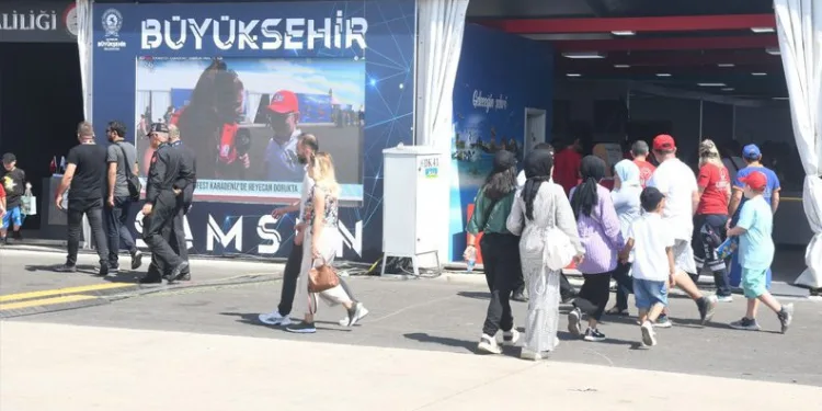 Samsun’da TEKNOFEST’e büyük ilgi
